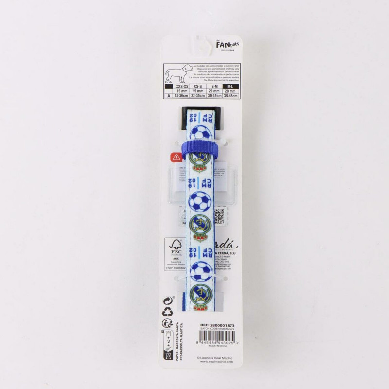 Collar para Perro Real Madrid C.F. Azul