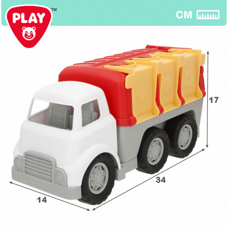 Camion della Spazzatura PlayGo 34 X 17 X 18 CM (2 Unità)