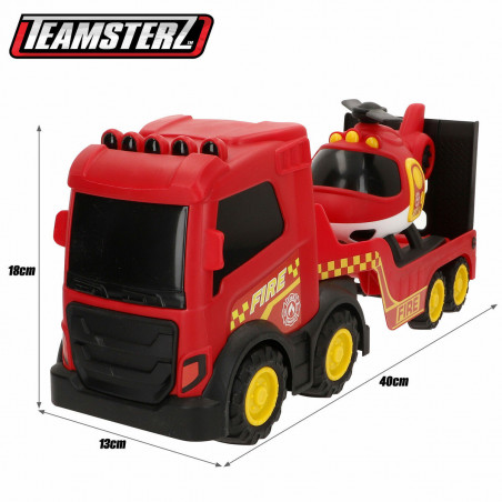 Camion dei Pompieri Teamsterz 49 X 18 X 13 CM (4 Unità)