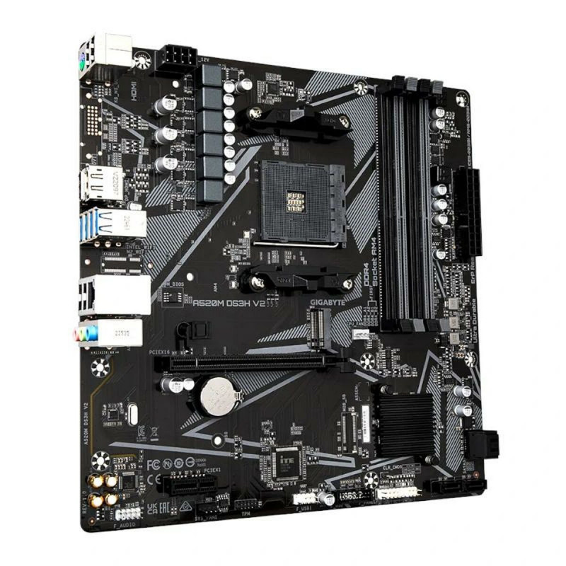 Scheda Madre Gigabyte A520M DS3H V2 AMD A520 AMD AM4