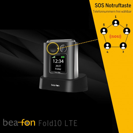 Telefono Senza Fili beafon FOLD10 LTE