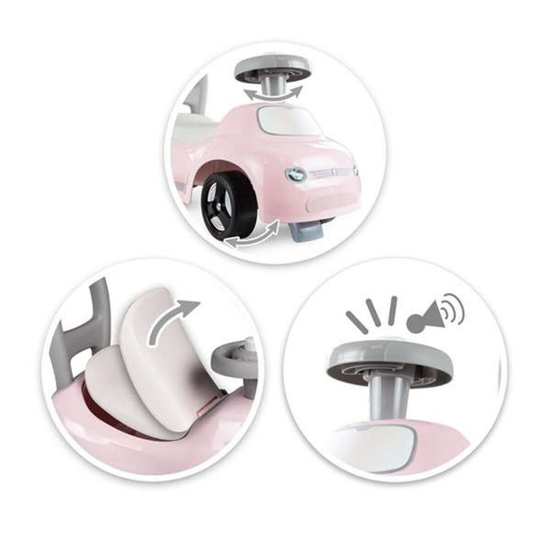 Ride-on toy Smoby Black Pink 2-in-1