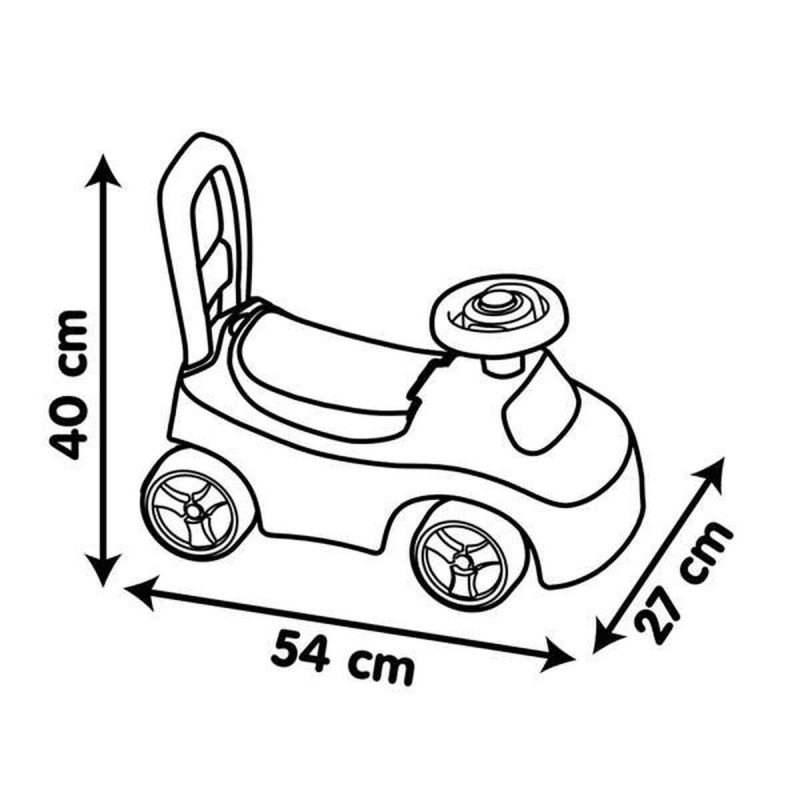 Ride-on toy Smoby Black Pink 2-in-1