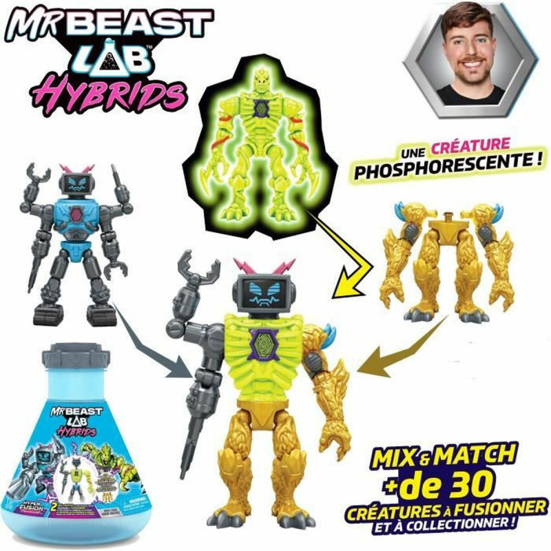 Figuras de Ação MrBeast Lab