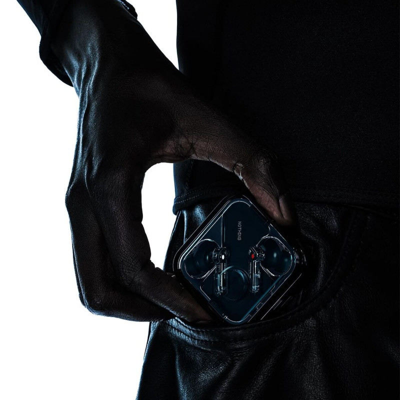 Kopfhörer mit Mikrofon Nothing A10600061 Schwarz Durchsichtig