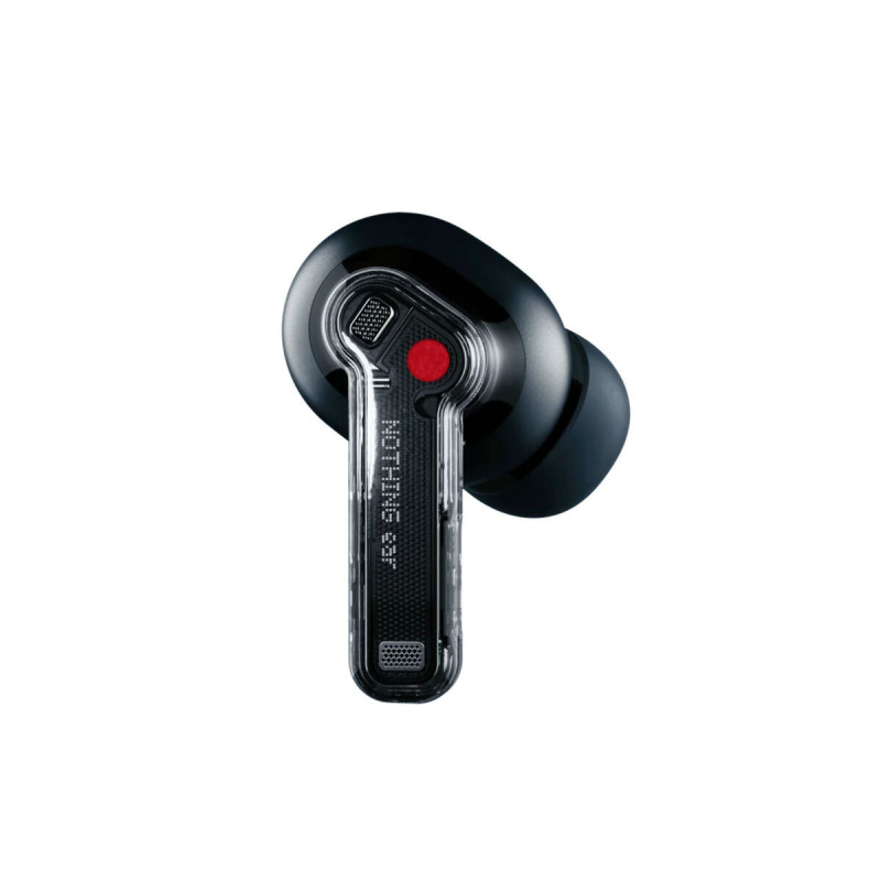 Headphones with Microphone Nothing A10600061 Black Transparent