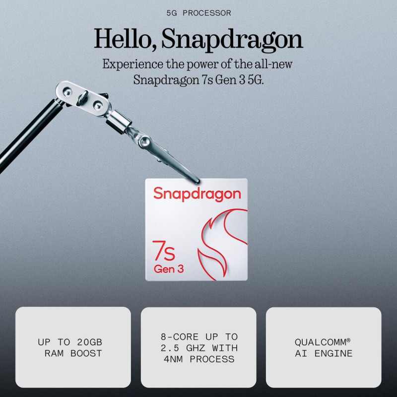 Smartphone Nothing PHONE(3A) 6,77" 8 GB RAM 128 GB Blanco