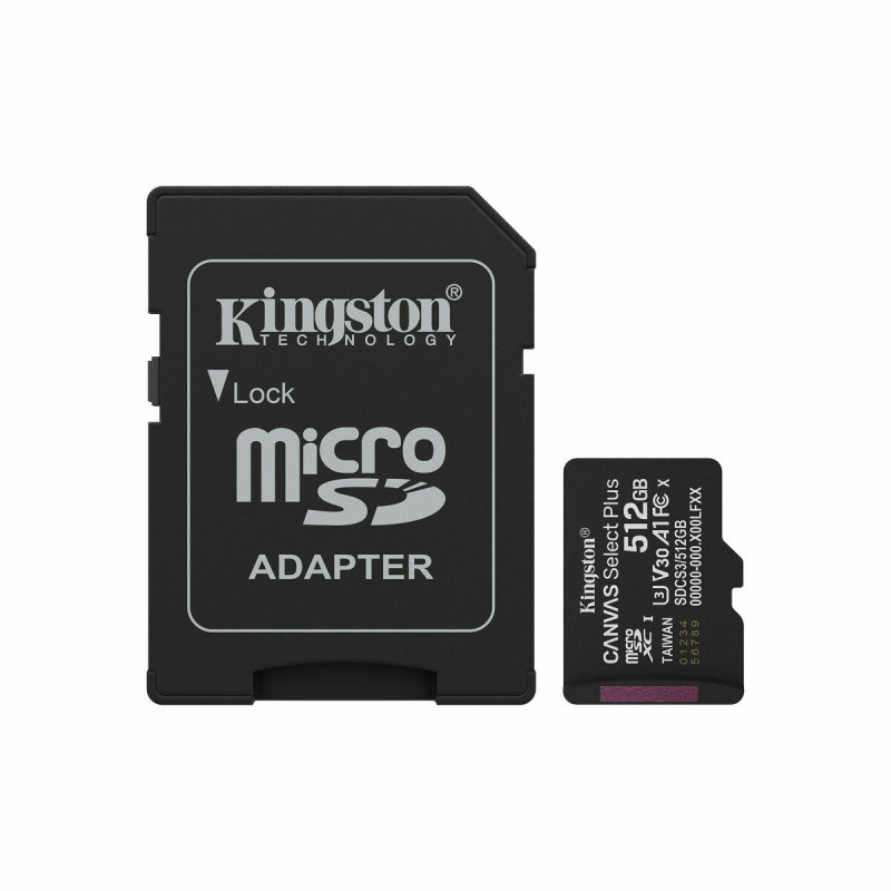 Scheda Di Memoria Micro SD con Adattatore Kingston SDCS3/512GB