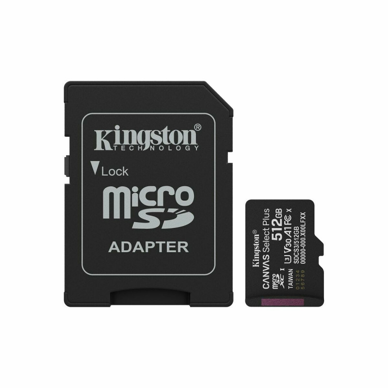 Scheda Di Memoria Micro SD con Adattatore Kingston SDCS3/512GB