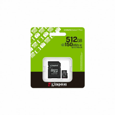 Tarjeta de Memoria Micro SD con Adaptador Kingston SDCS3/512GB