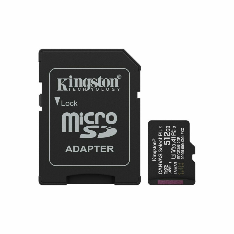 Mikro SD Speicherkarte mit Adapter Kingston SDCS3/512GB