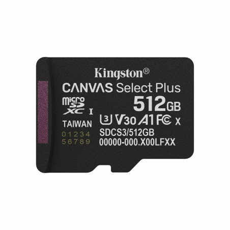 Cartão de Memória Micro SD com Adaptador Kingston SDCS3/512GB