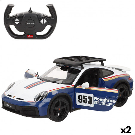 Coche Radio Control Porsche 33 X 12 X 11 CM (2 Unidades)