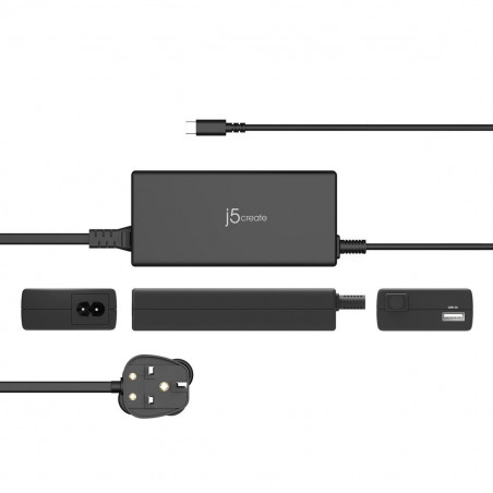 Carregador portátil j5create JUP2290C-EN Preto