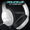Casques avec Microphone Spirit of Gamer Pro H4 Blanc