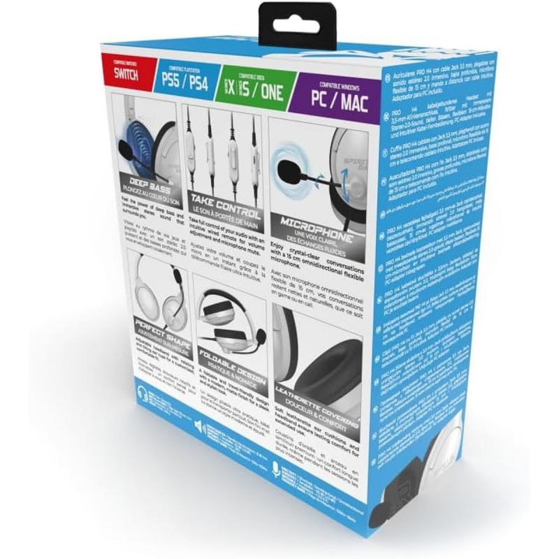 Headphones with Microphone Spirit of Gamer Pro H4 White