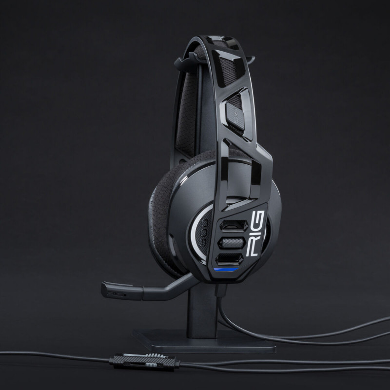Auriculares con Micrófono Gaming Rig Gaming RIG300PROHS Negro