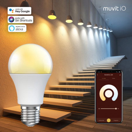 Smart Light bulb muvit iO iO E27 2700 K 6500 K 800 lm