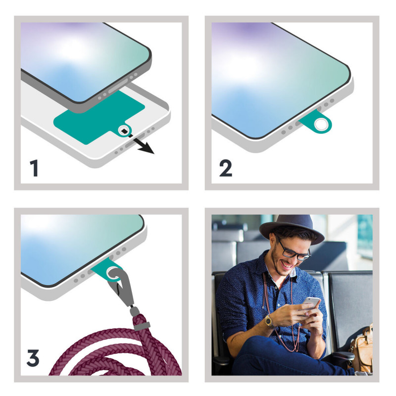 Cordoncino per Telefono Cellulare Myway Rosa