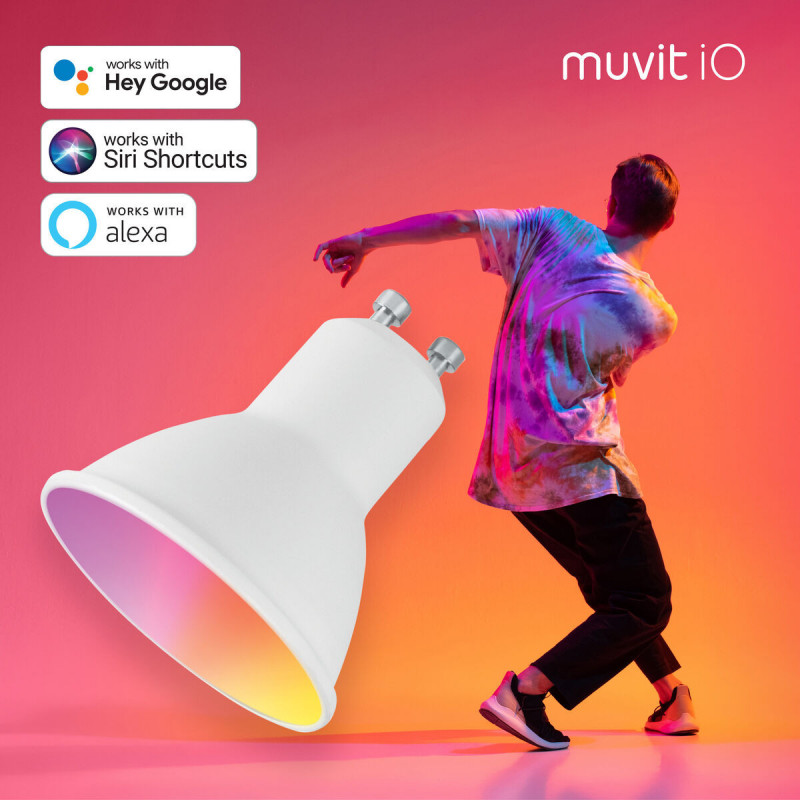Smart Glühbirne muvit iO iO Wi-Fi GU10 LED 2700 K 6500 K 400 lm