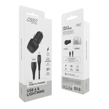 Car Charger Myway Black