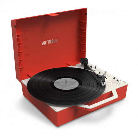 Victrola Tocadiscos maleta Re-Spin Rojo