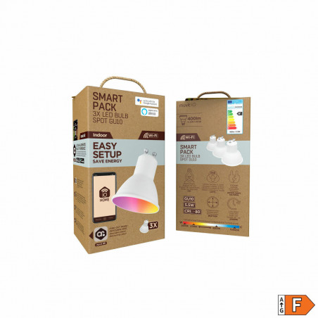 Ampoule à Puce Muvit iO Pack 3 5,5 W GU10 400 lm Wi-Fi LED 2700 K 6500 K