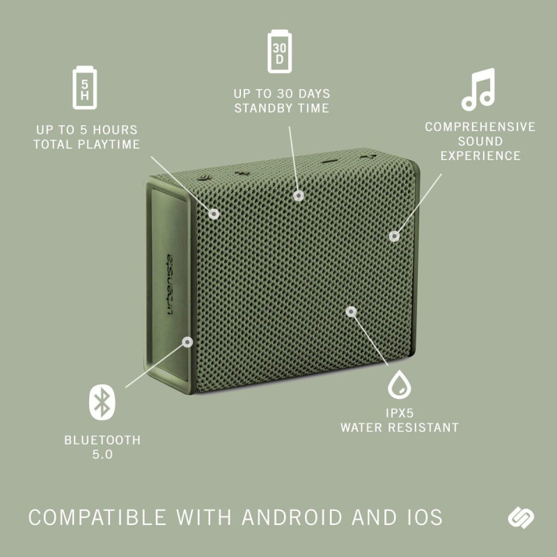 Portable Bluetooth Speakers Urbanista Sydney Olive 3 W 4 W