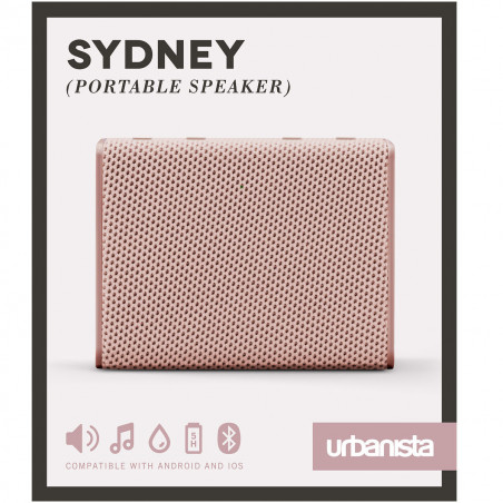 Altifalante Bluetooth Portátil Urbanista Sydney Ouro rosa 3 W 4 W