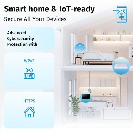 Router Keenetic KN-3812-01-EU White Wi-Fi USB RJ45 Ethernet LAN USB 3.2