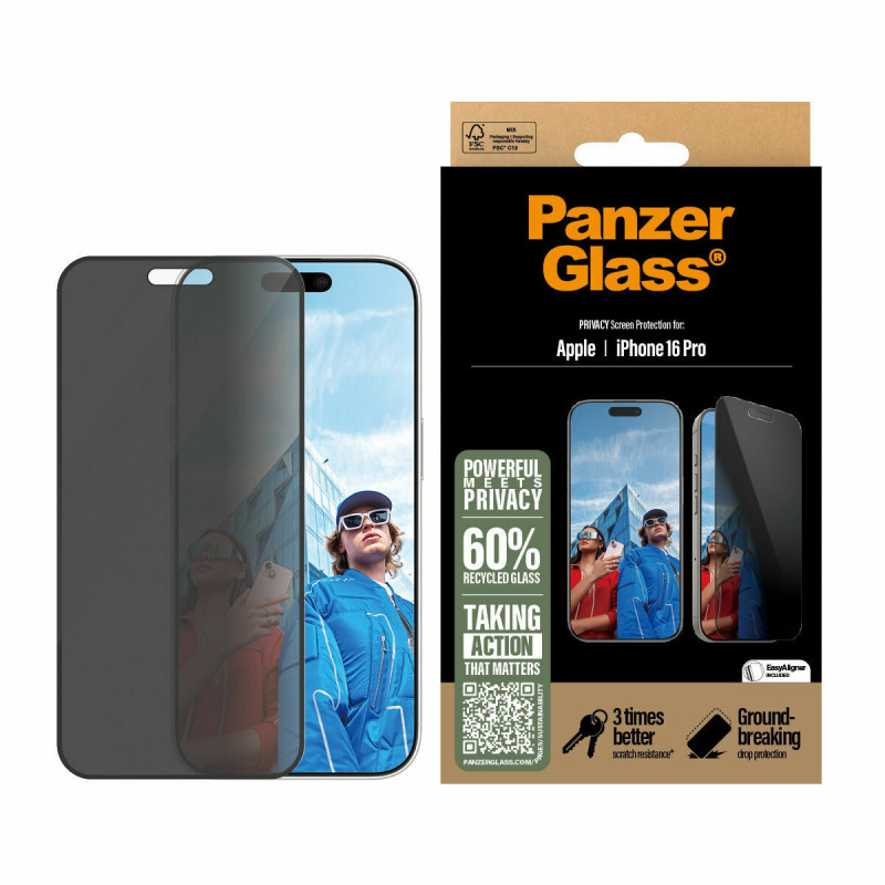 Bildschirmschutz fürs Handy PanzerGlass iPhone 16 Pro