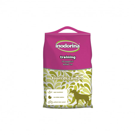 Resguardos absorventes Inodorina WILD FLOWER 60 x 60 cm (10 Unidades)