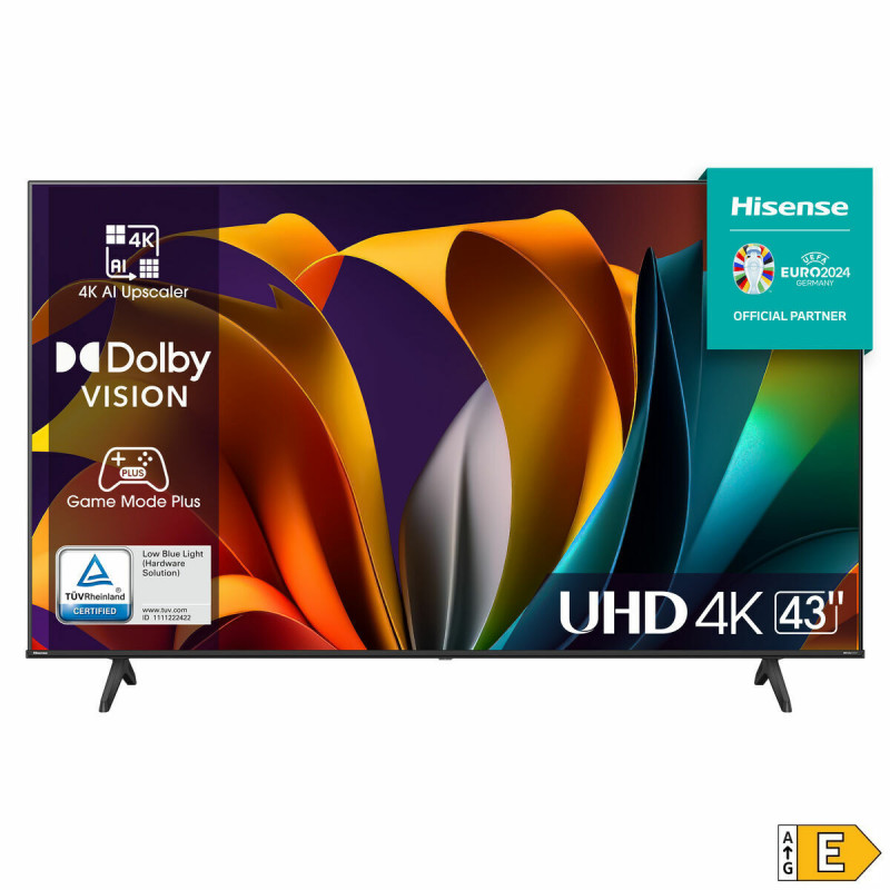 TV intelligente Hisense 43A6N 43" 4K Ultra HD LED HDR D-LED QLED
