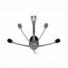 Auricolari con Microfono Logitech 981-000271 2 x Jack 1,4 m Nero Grigio
