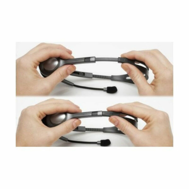 Auriculares com microfone Logitech 981-000271 2 x Jack 1,4 m Preto Cinzento