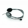 Auriculares com microfone Logitech 981-000271 2 x Jack 1,4 m Preto Cinzento