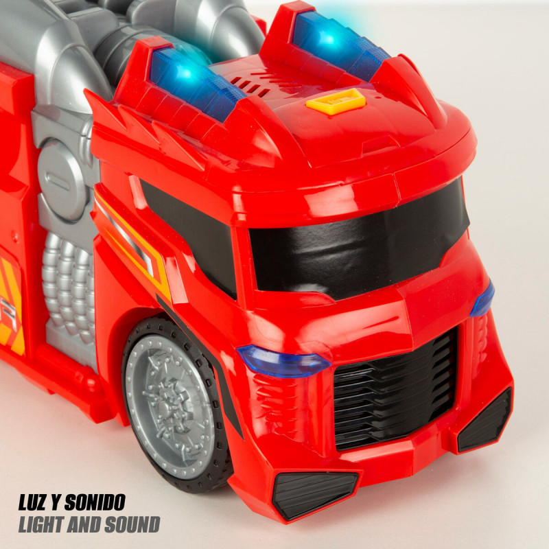 Fire Engine Teamsterz Red Grey 30 x 16 x 13 cm (4 Units)