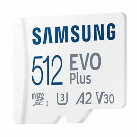 Cartão de Memória Micro SD com Adaptador Samsung EVO Plus 2023 512 GB