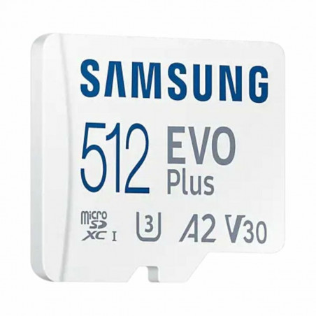 Tarjeta de Memoria Micro SD con Adaptador Samsung EVO Plus 2023 512 GB