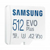 Cartão de Memória Micro SD com Adaptador Samsung EVO Plus 2023 512 GB