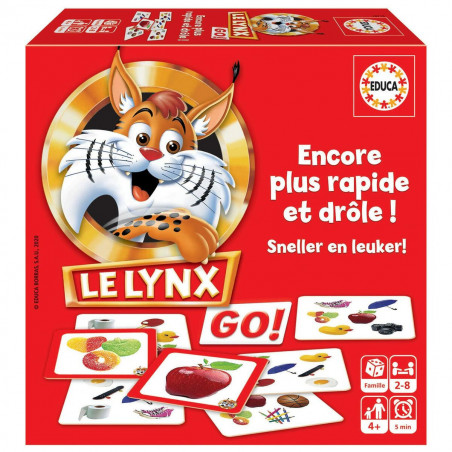 Juego de Mesa Educa 18716 Le Lynx Go!
