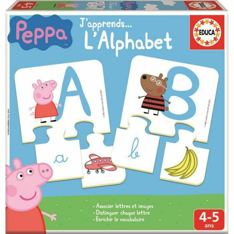 Jogo Educativo Educa PEPPA PIG Abc (FR) Multicolor (1 Peça)