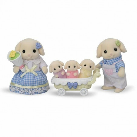 Acessórios para Casa de Bonecas Sylvanian Families 5735 Flora Rabbit family