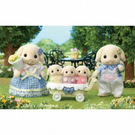 Zubehör für Puppenhaus Sylvanian Families 5735 Flora Rabbit family