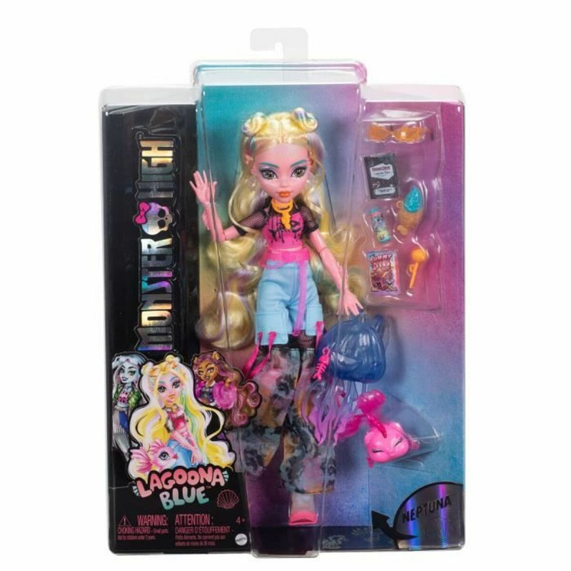 Babypuppe mit Zubehör Monster High Lagoona Blue