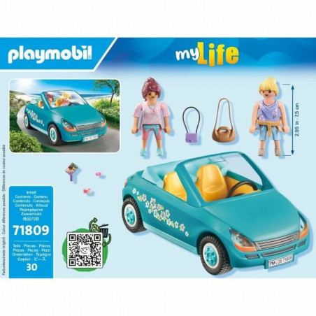 Jeu de Véhicules Playmobil 71809 Convertible 30 Pièces