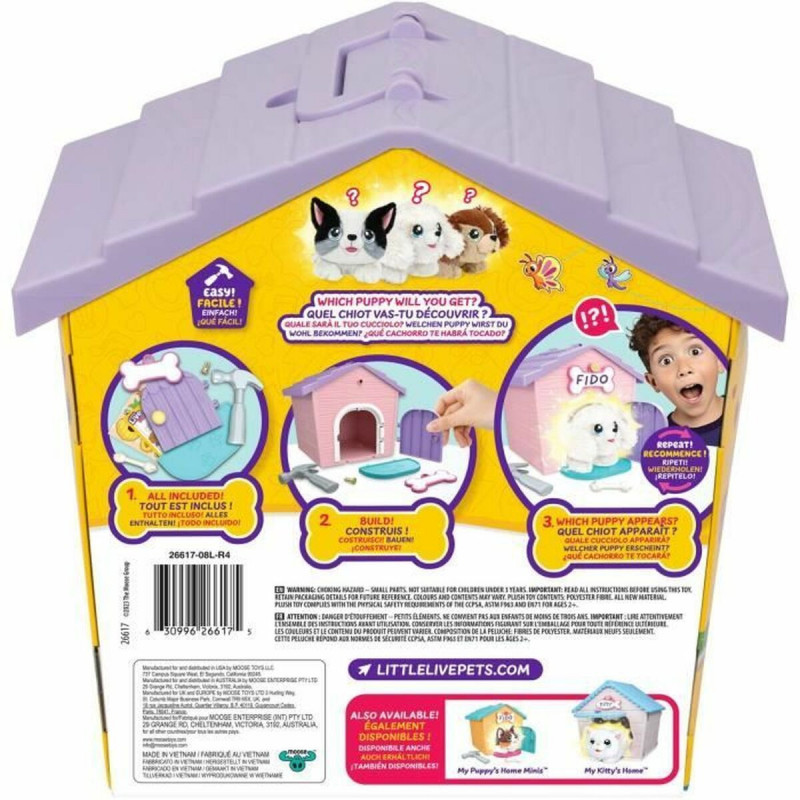 Peluche Little Live Pets Surprise Niche Rosa Stoffa Rana Cane