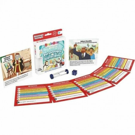 Juego Educativo Brainbox personnages historiques