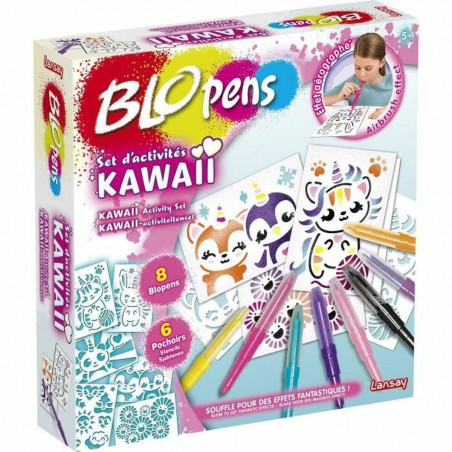 Caja de Actividades para Colorear Lansay BLOPENS KAWAII Multicolor