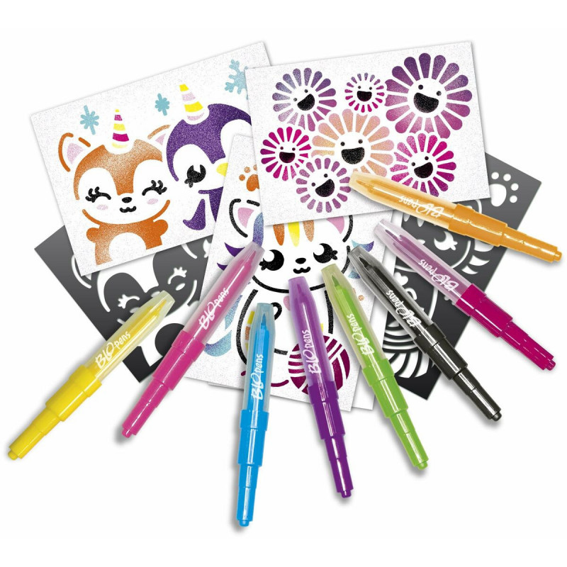 Caixa de Atividades para Colorir Lansay BLOPENS KAWAII Multicolor